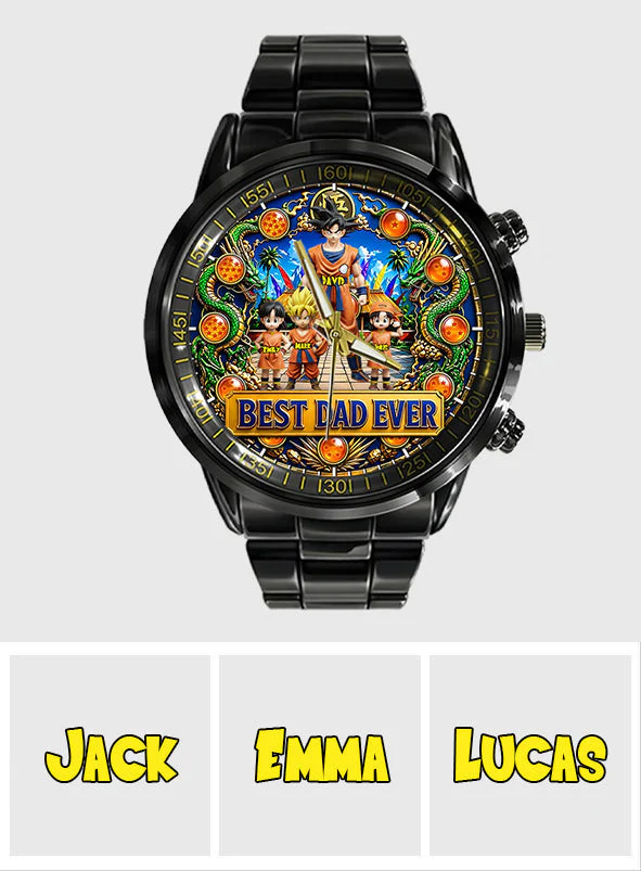 DrBa Best Dad Ever - Personalized Hand Watch - Gift For Father's Day, Movie Fans - Image 14