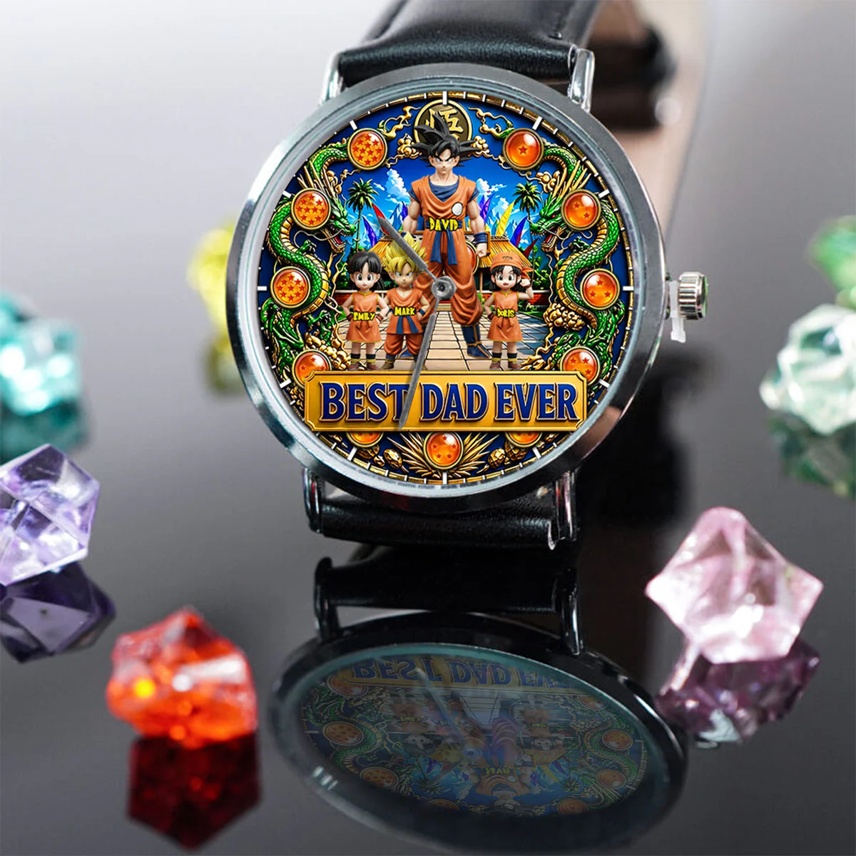 DrBa Best Dad Ever - Personalized Hand Watch - Gift For Father's Day, Movie Fans - Image 7