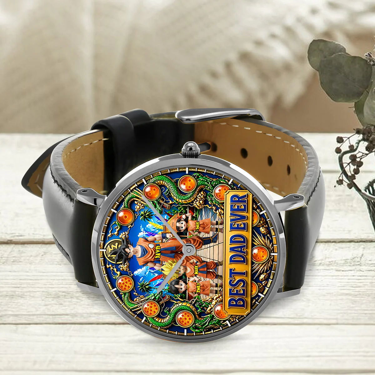 DrBa Best Dad Ever - Personalized Hand Watch - Gift For Father's Day, Movie Fans - Image 8