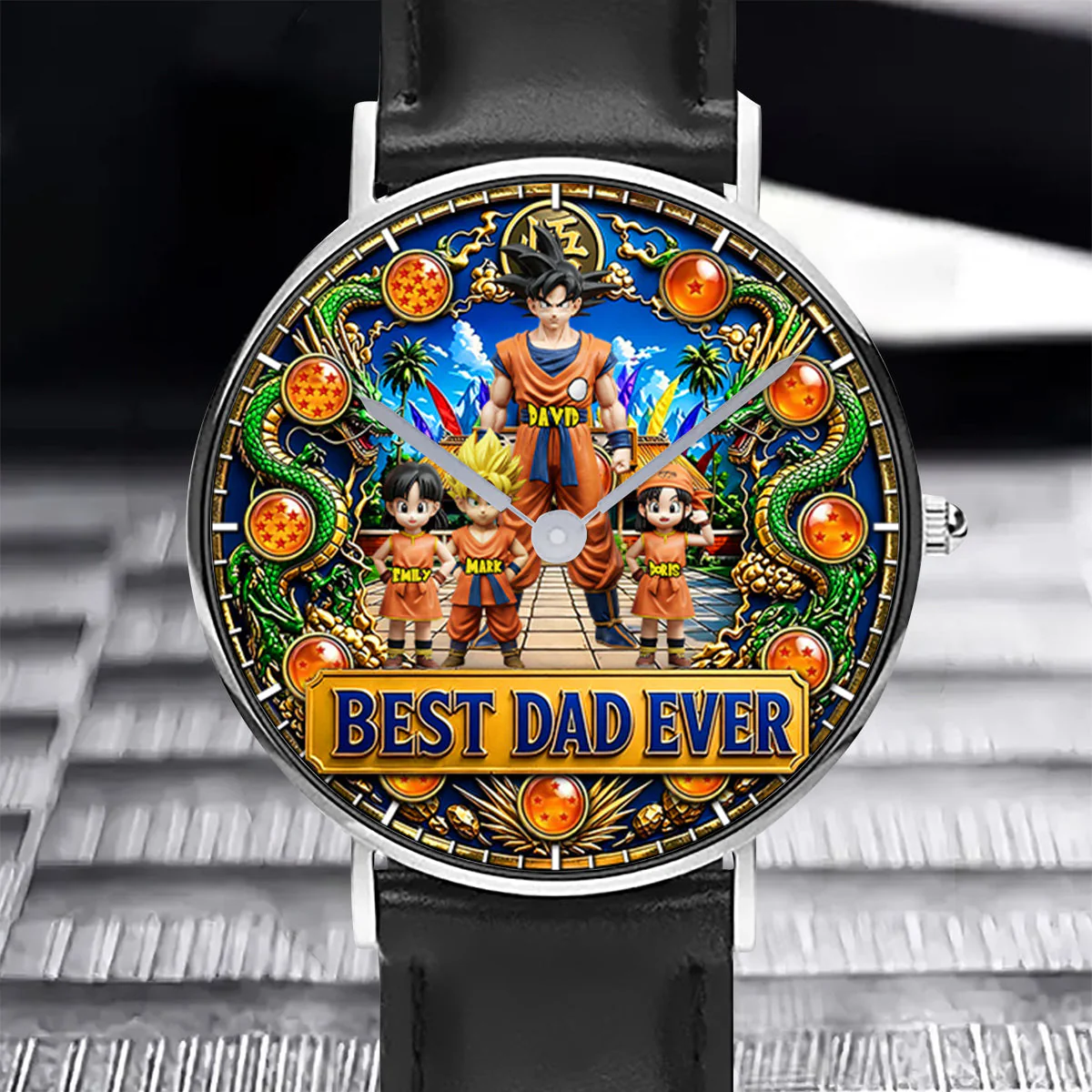DrBa Best Dad Ever - Personalized Hand Watch - Gift For Father's Day, Movie Fans - Image 9