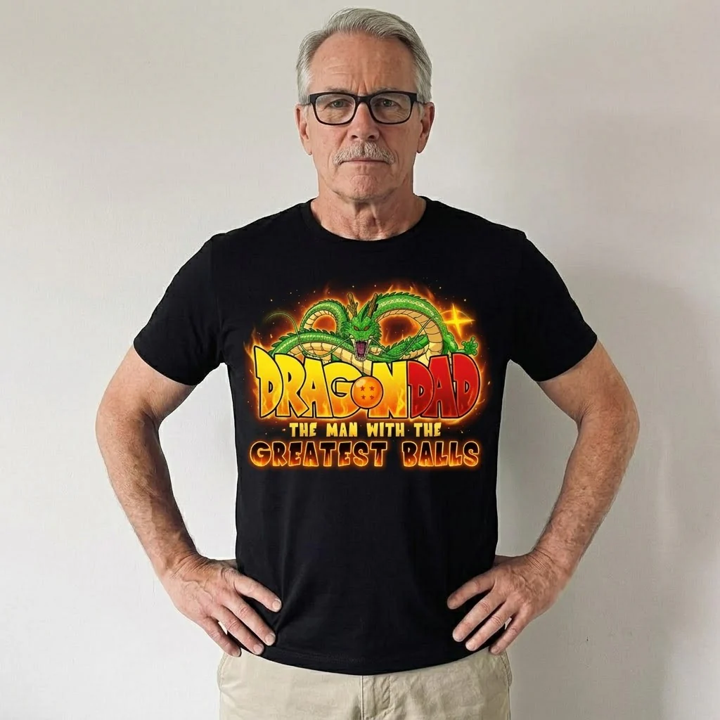 DrBa Best Super Saiyan Dad Ever - Personalized TShirt - Gift For Dad, Anime Fans | CL03.Ver2 - Image 4