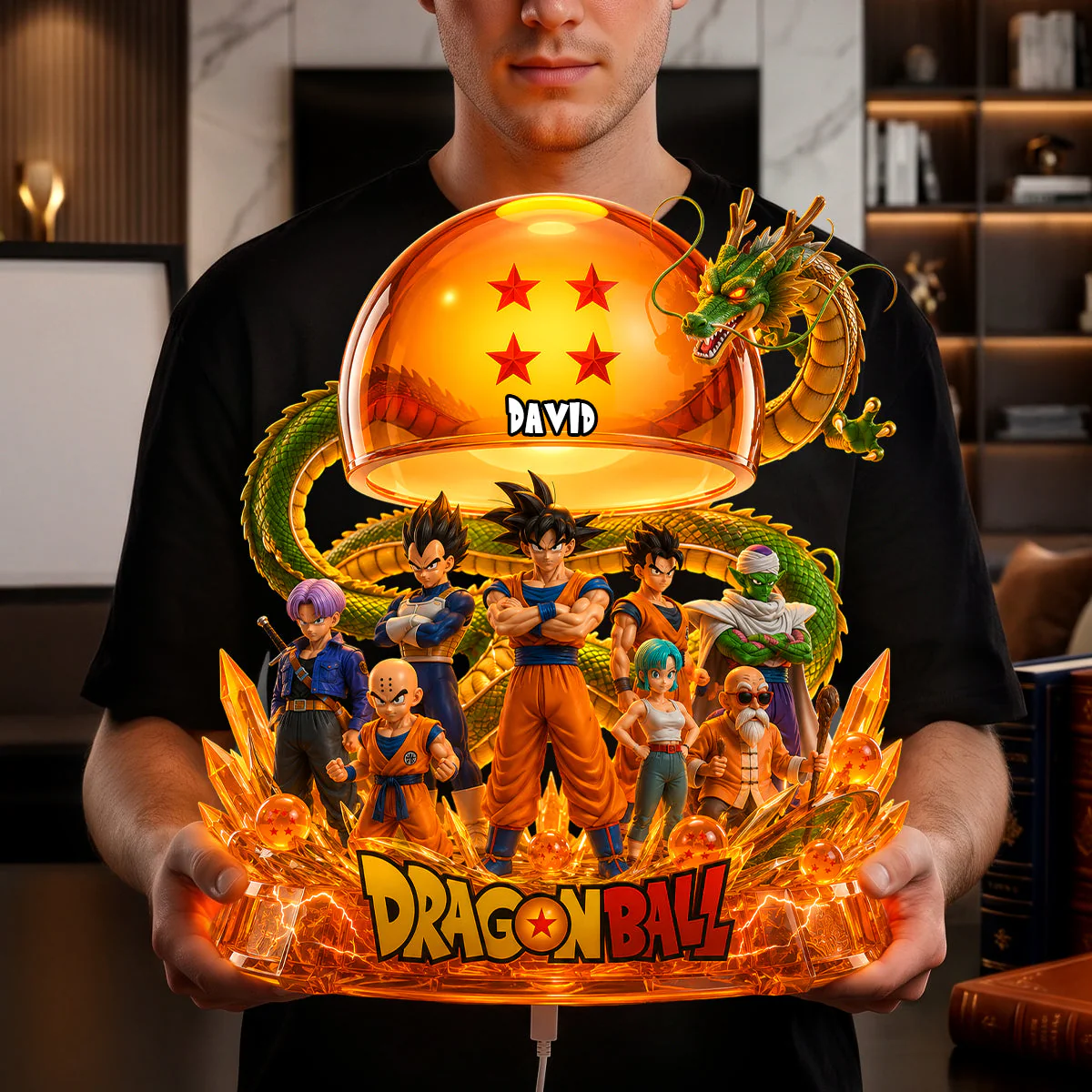 DrBa Celebrate 40 Years Of Legend - Personalized Acrylic Light Box - Gift For Movie Fans - Image 3