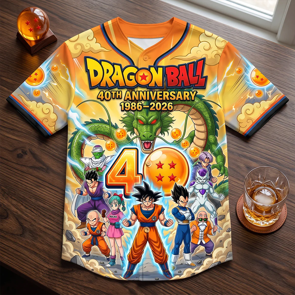 DrBa Celebrate 40 Years Of Legend - Personalized Baseball Jersey - Gift For Movie Fans - Image 2