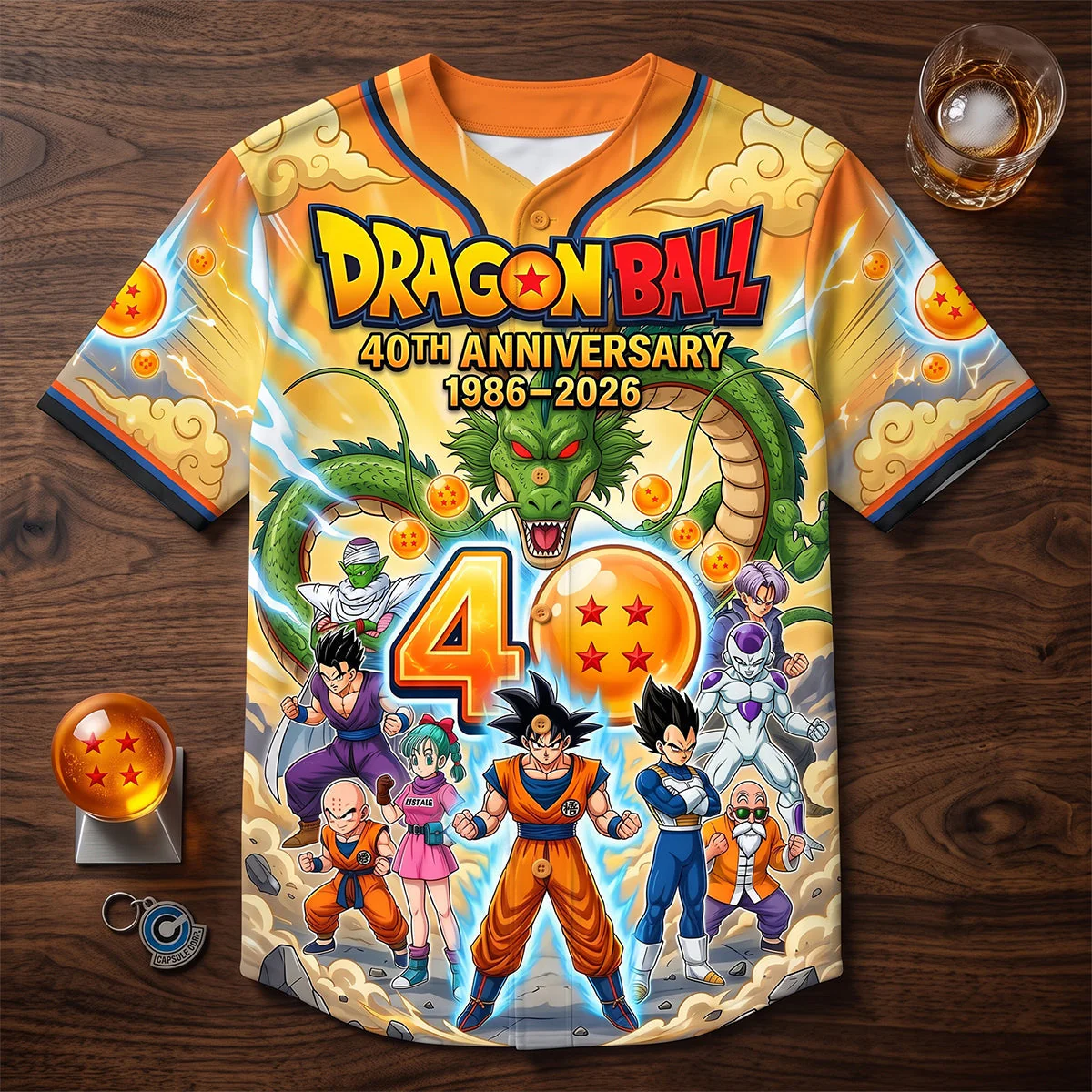 DrBa Celebrate 40 Years Of Legend - Personalized Baseball Jersey - Gift For Movie Fans - Image 3