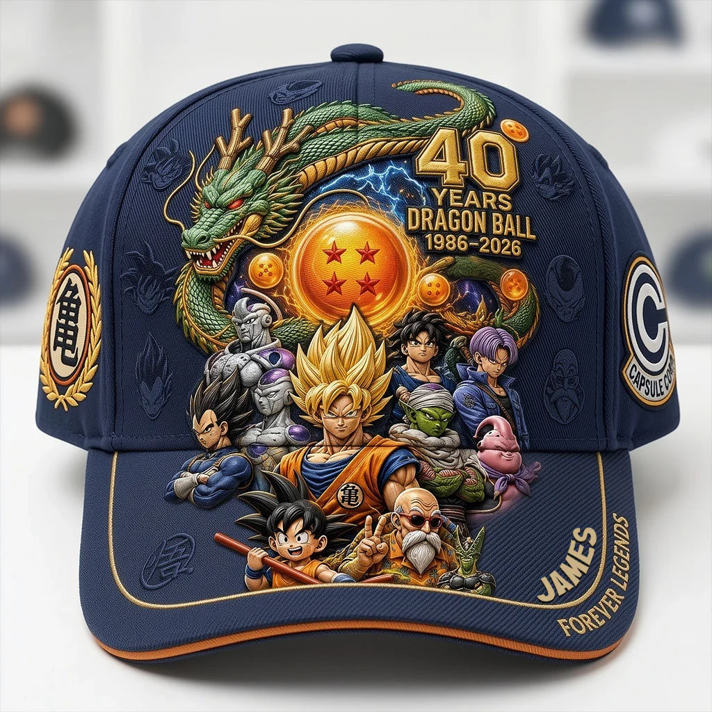 DrBa Celebrate 40 Years Of Legend - Personalized Classic Cap - Gift For Movie Fans