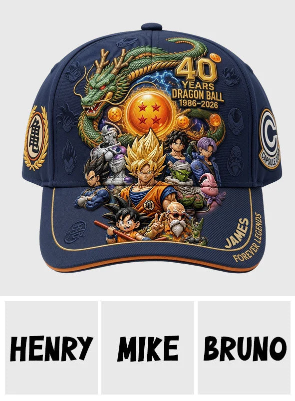 DrBa Celebrate 40 Years Of Legend - Personalized Classic Cap - Gift For Movie Fans - Image 11