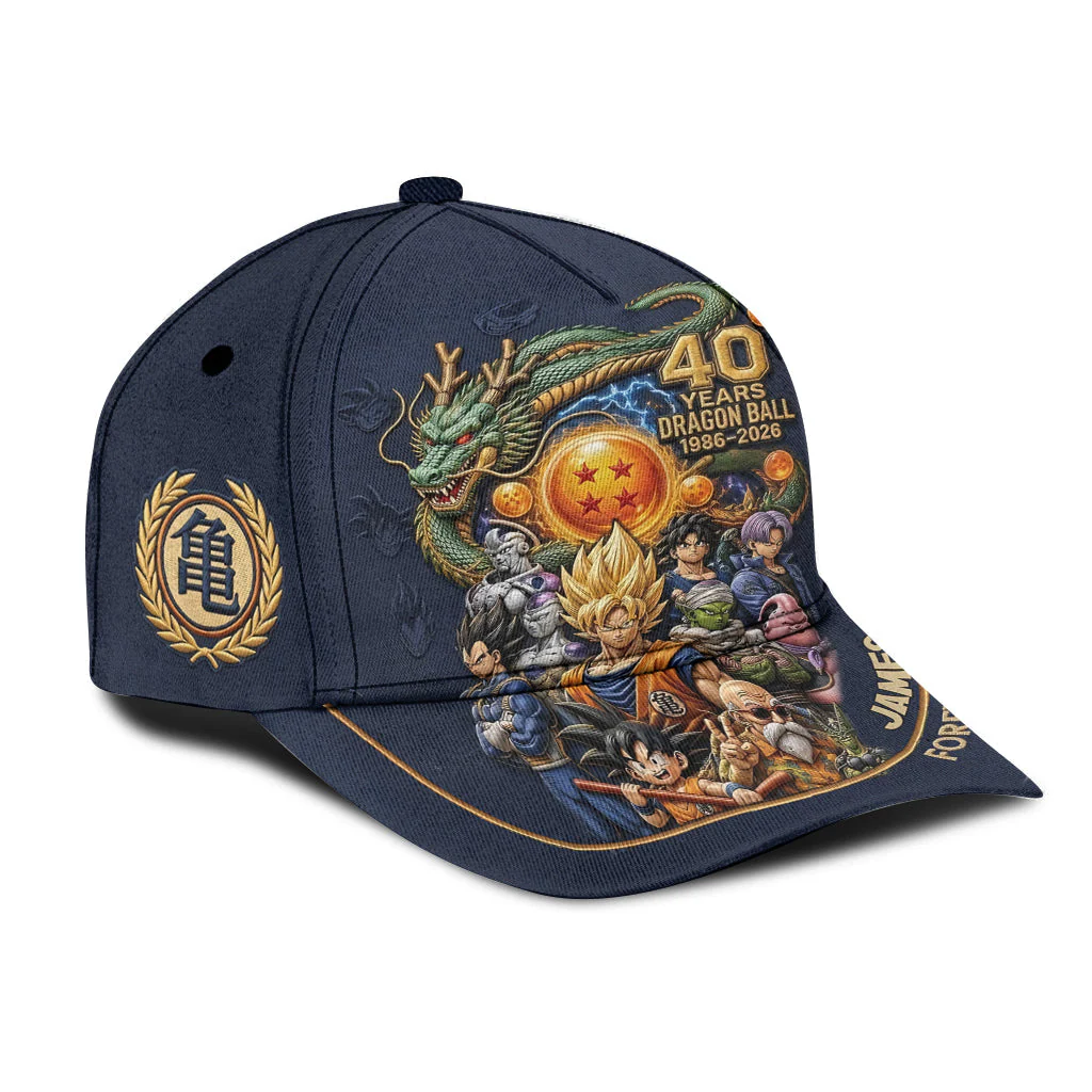 DrBa Celebrate 40 Years Of Legend - Personalized Classic Cap - Gift For Movie Fans - Image 4