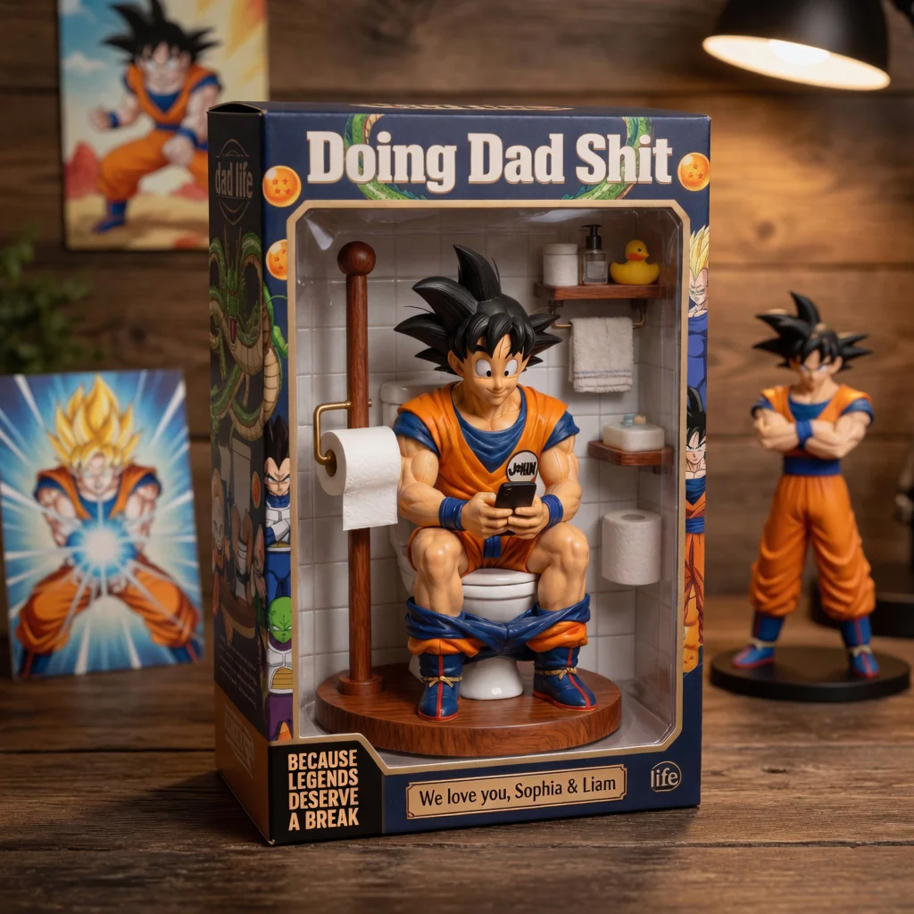 DrBa Inspired Doing Dad Shit - Personalized Acrylic Plaque - Funny Father's Day Gift NL122 - Image 3
