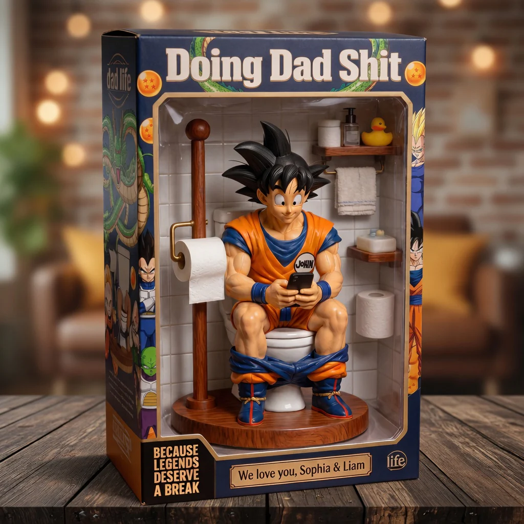 DrBa Inspired Doing Dad Shit - Personalized Acrylic Plaque - Funny Father's Day Gift NL122 - Image 4