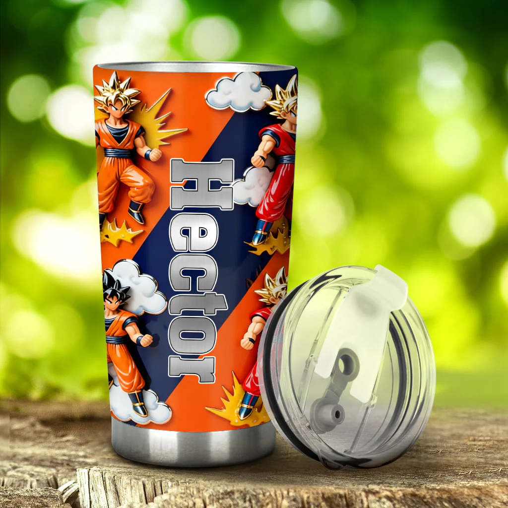 DrBa Keep Fighting - Personalized Tumbler - Gift For Movie Fans NL122 - Image 3