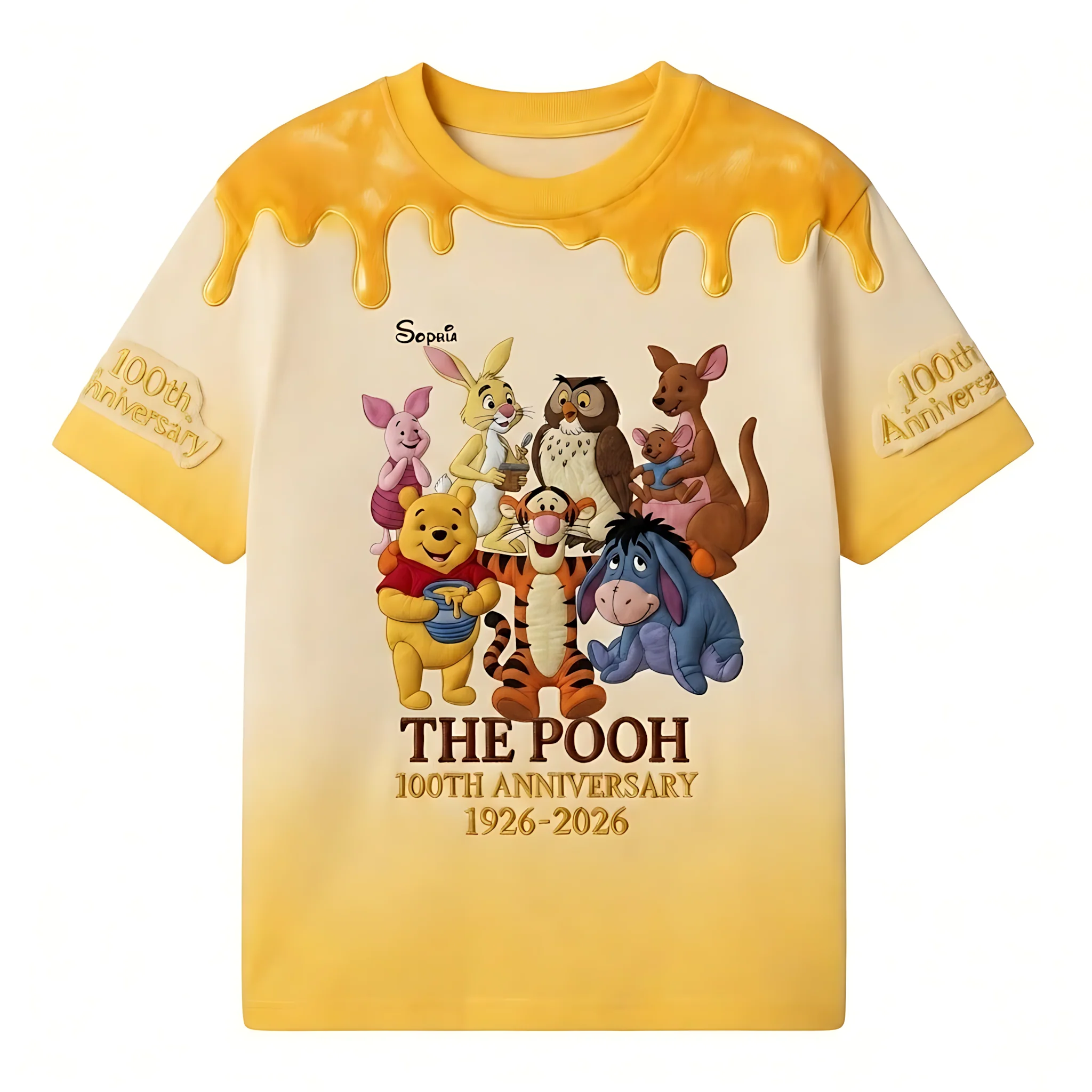 DSNY 100th Anniversary Group Of Honey Friends - Personalized All Over Shirt - Gift For Movie Fans BA01