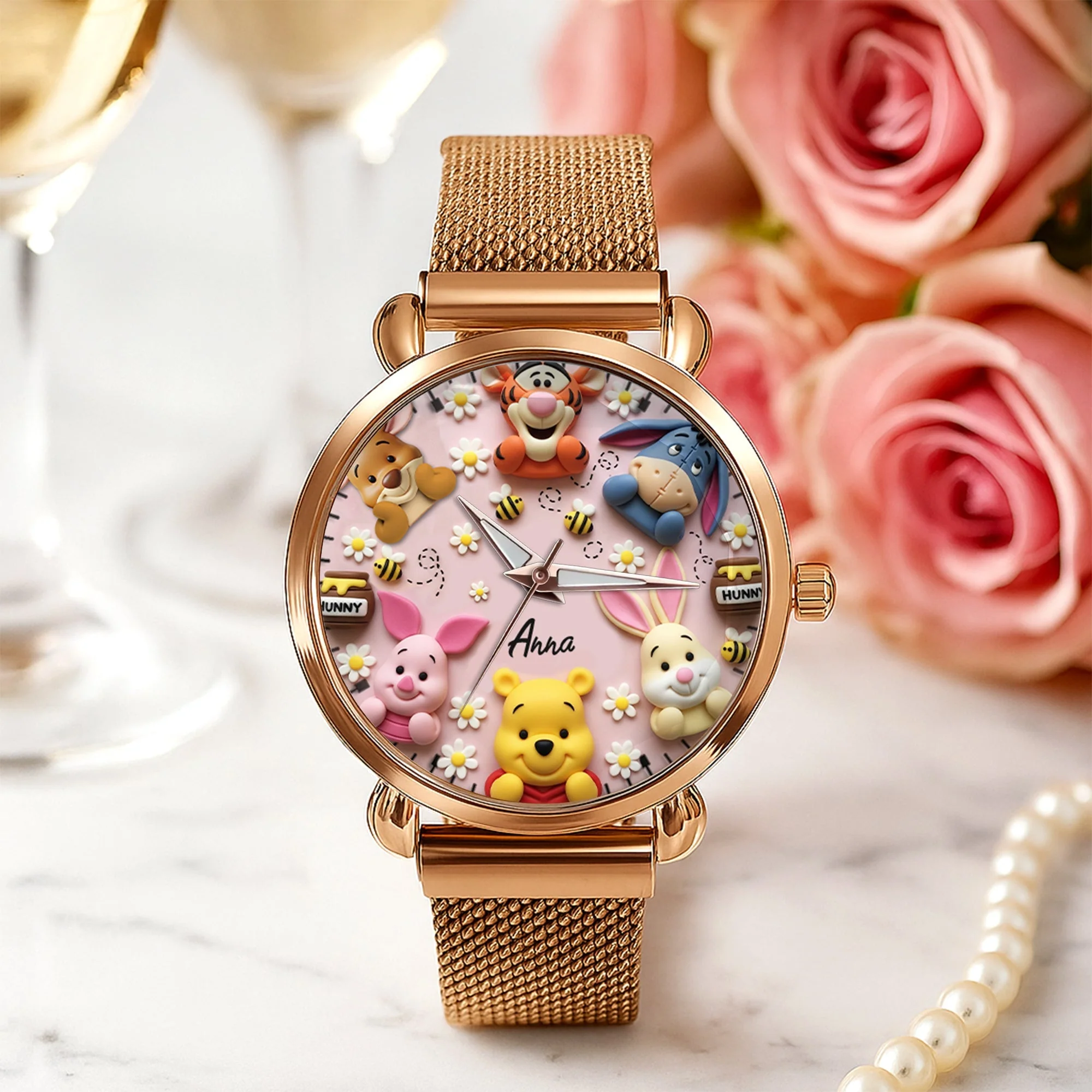 DSNY Character - Personalized Women Hand Watch - Gift For Her, Fan Movies HH01 - Image 2