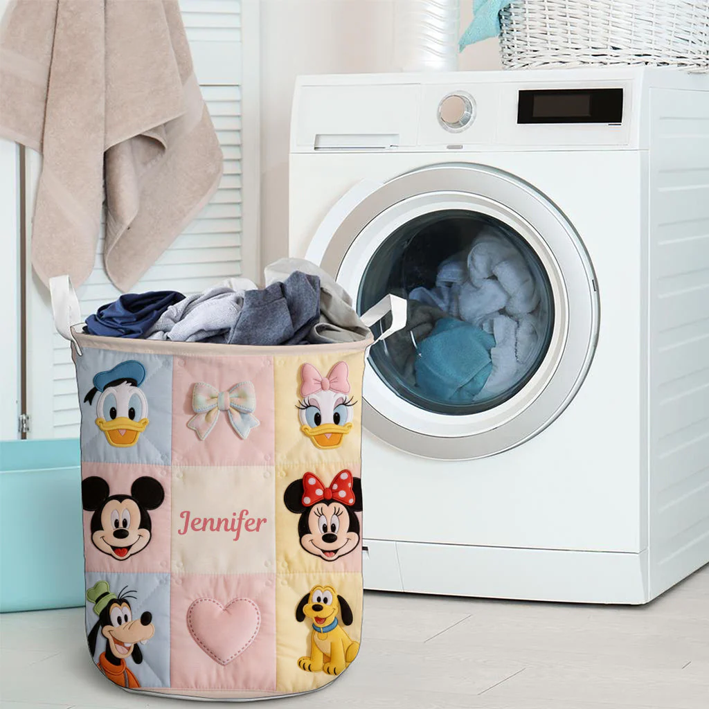 DSNY Characters - Personalized Storage Basket - Gift For Kids, Family, Movie Fans - Image 5