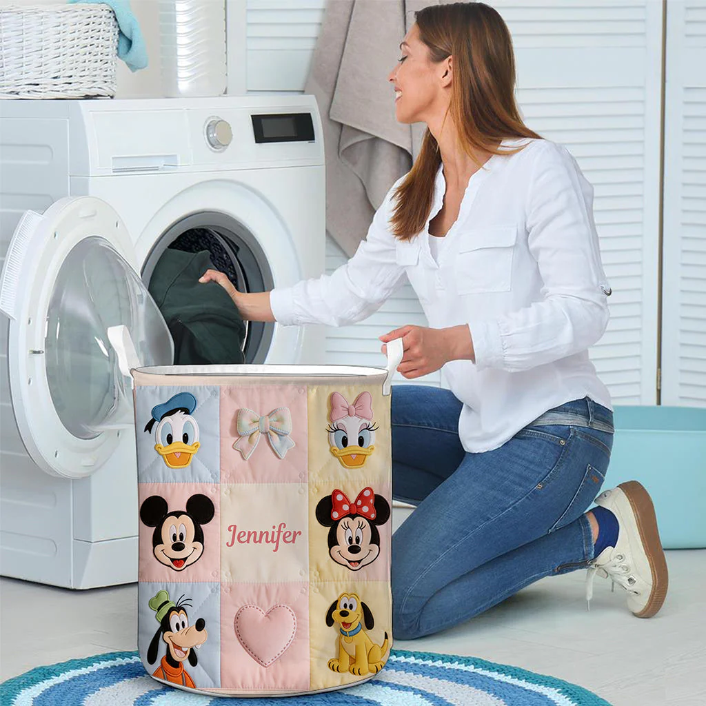 DSNY Characters - Personalized Storage Basket - Gift For Kids, Family, Movie Fans - Image 6