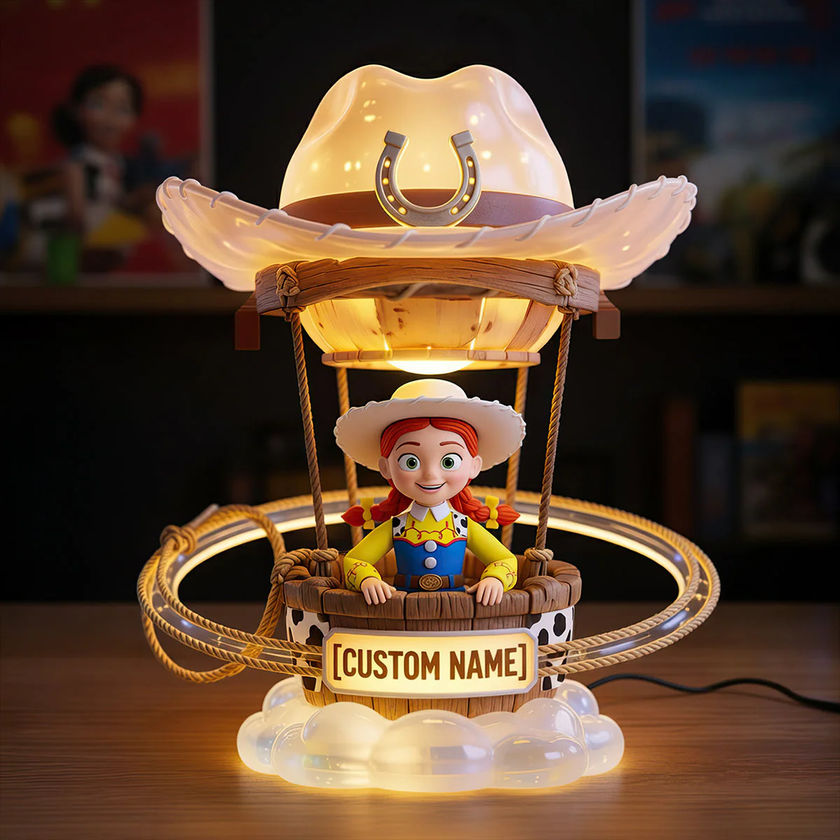 DSNY Cowboy Story Adventure - Personalized Acrylic Light Box - Gift For Movie Fans - Image 6