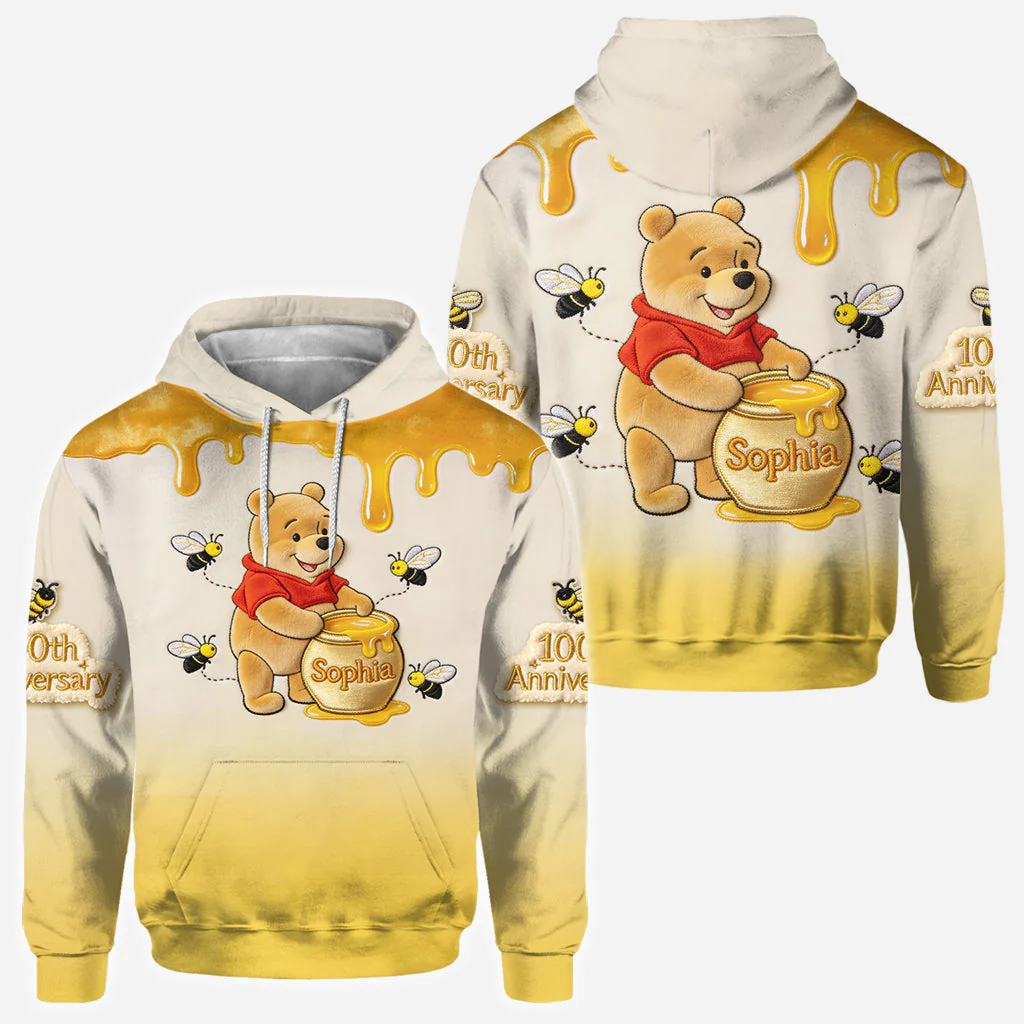 DSNY Honey Bear 100th Anniversary - Personalized All Over Shirt - Gift For Movie Fans NL122 - Image 8