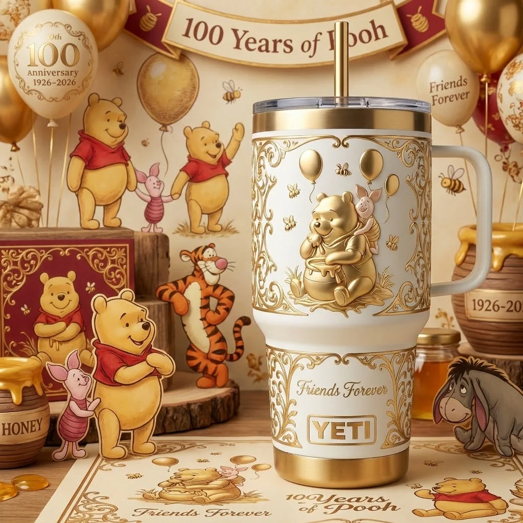 DSNY Honey Bear 100th Anniversary - Personalized Tumbler - Gift For Fan Movies HH01 - Image 5