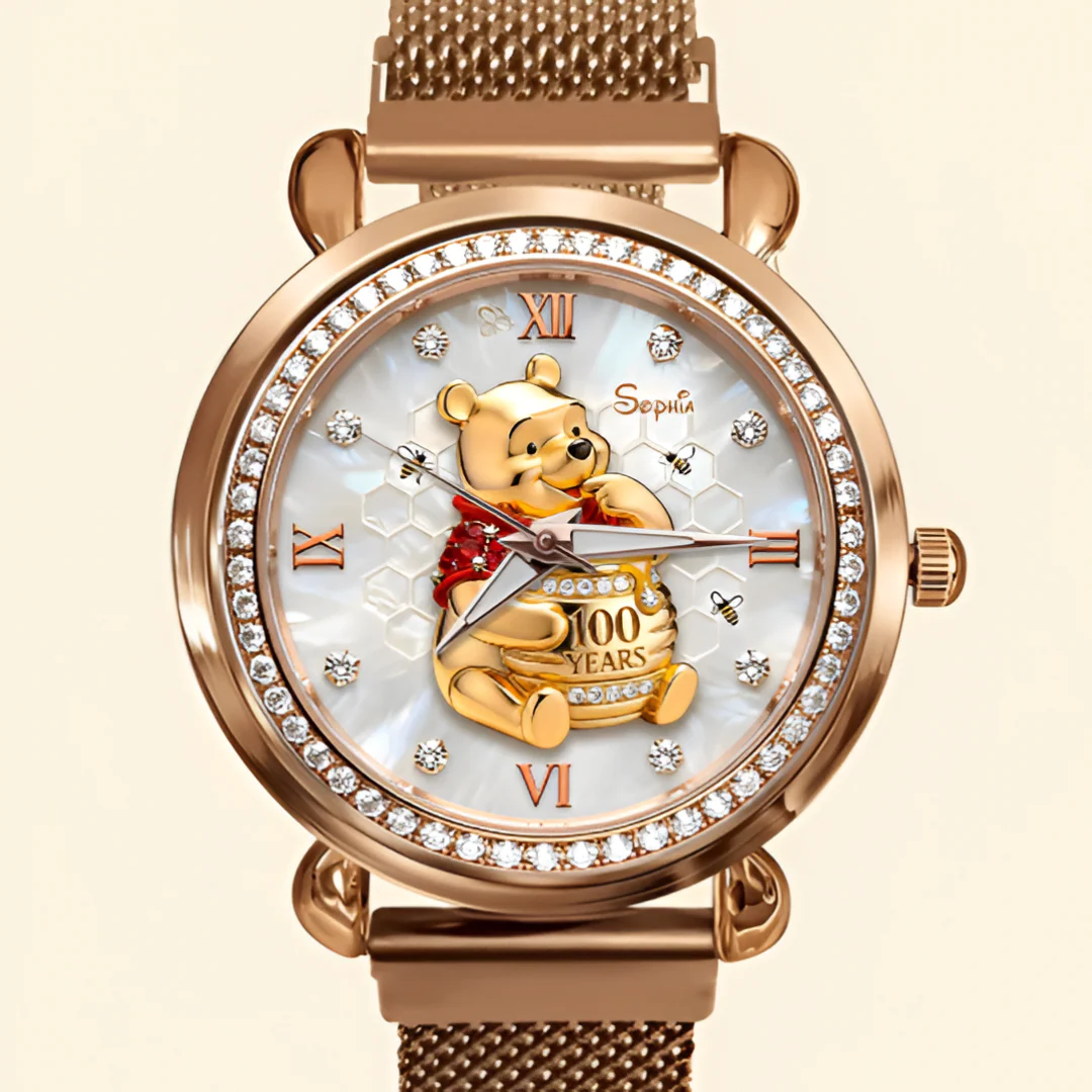 DSNY Honey Bear 100th Anniversary - Personalized Women Hand Watch - Gift For Her, Fans Movie HH01 - Image 2