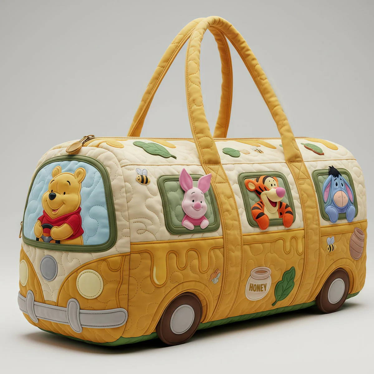 DSNY Honey Bear Adventure - Personalized Quilted Duffle Bag - Gift For Movie Fans NL122 - Image 4