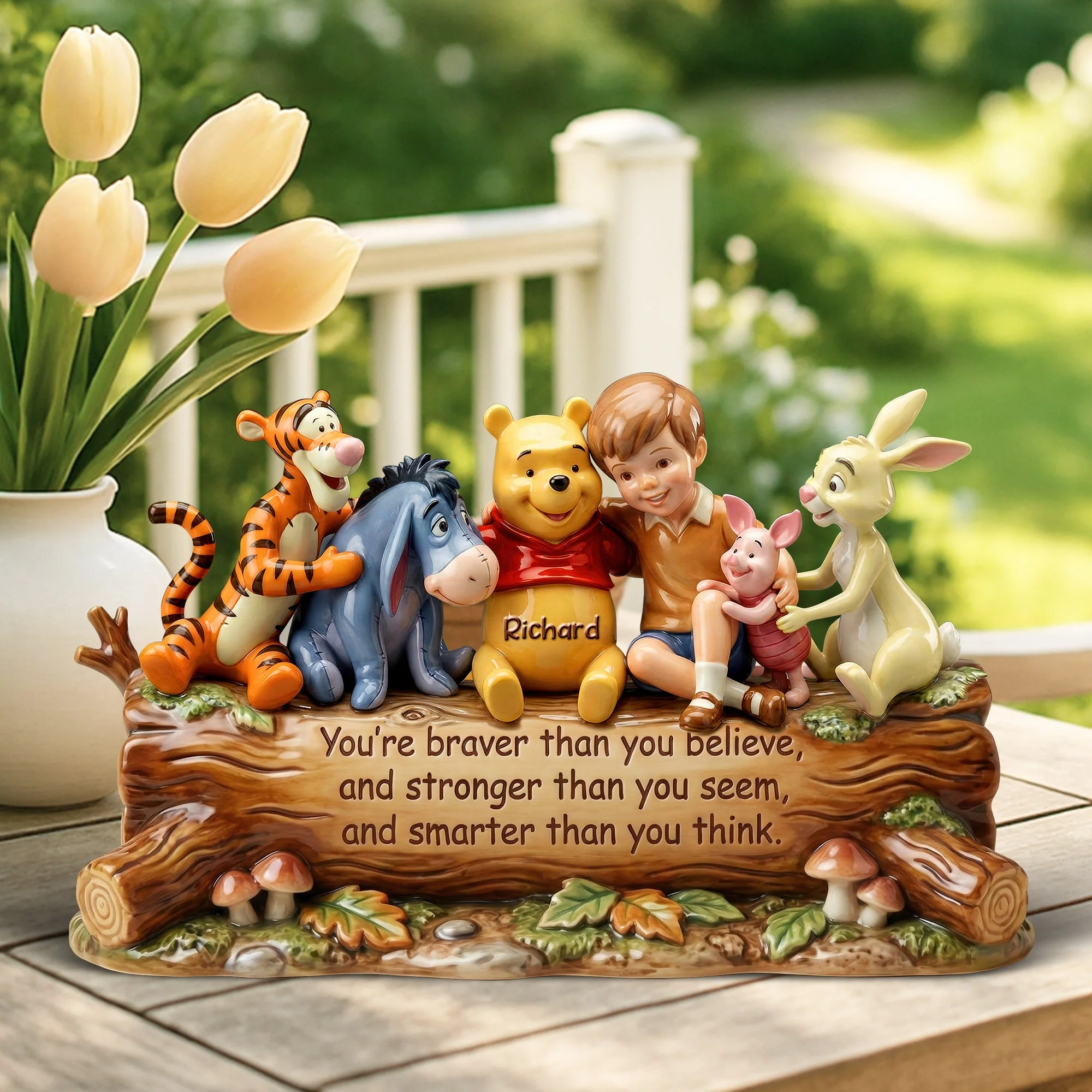 DSNY Honey Bear And Friends - Personalized Custom Shaped Acrylic Plaque - Gift For Movie Fans NL122 - Image 3