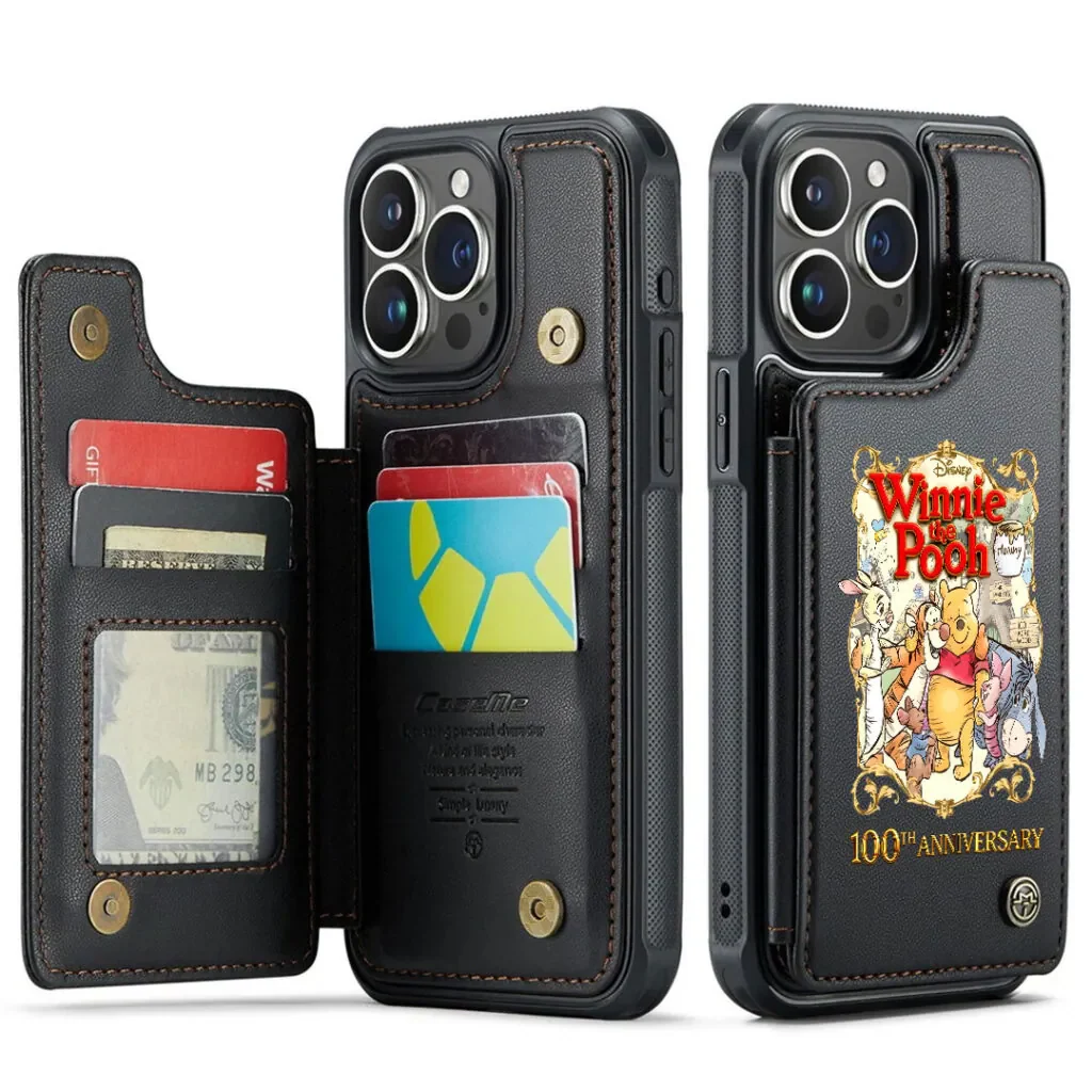 DSNY Honey Bear Anniversary 100 Years Of Friendship - Personalized Wallet Phone Case - Image 4