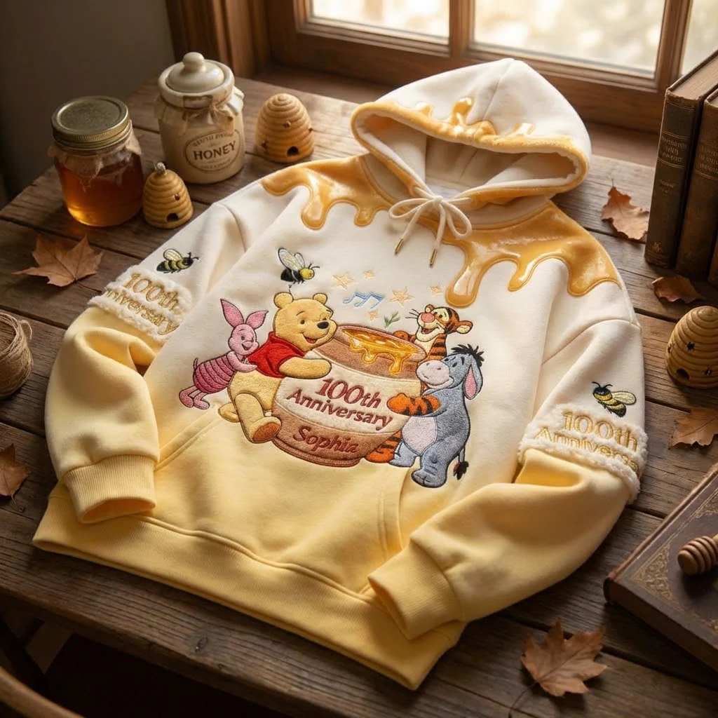 DSNY Honey Bear Anniversary 100th Years Of Being Friend - Personalized All Over Shirt - Gift For Movie Fans NL122