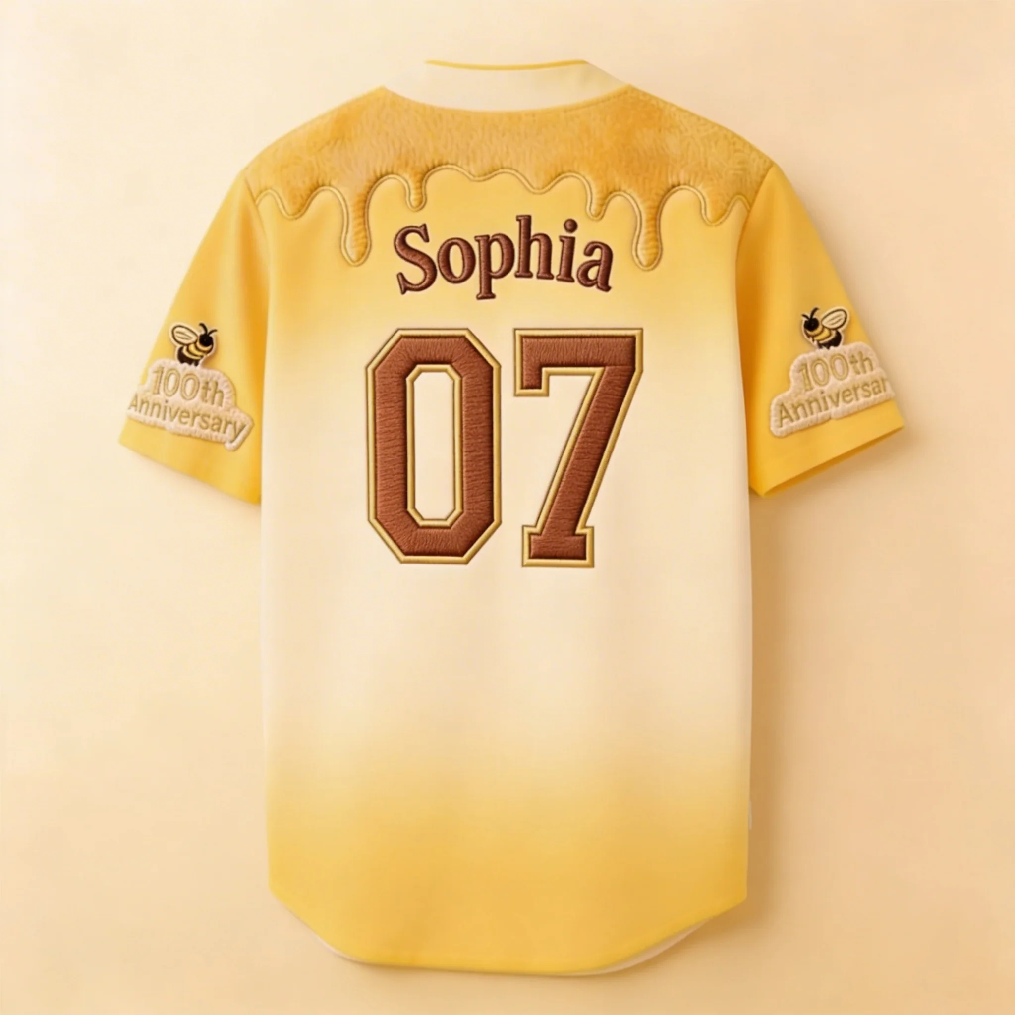 DSNY Honey Bear Celebrate 100 Years Of Friendship - Personalized Baseball Jersey - Anniversary Gift For Movie Fans NL122 - Image 9