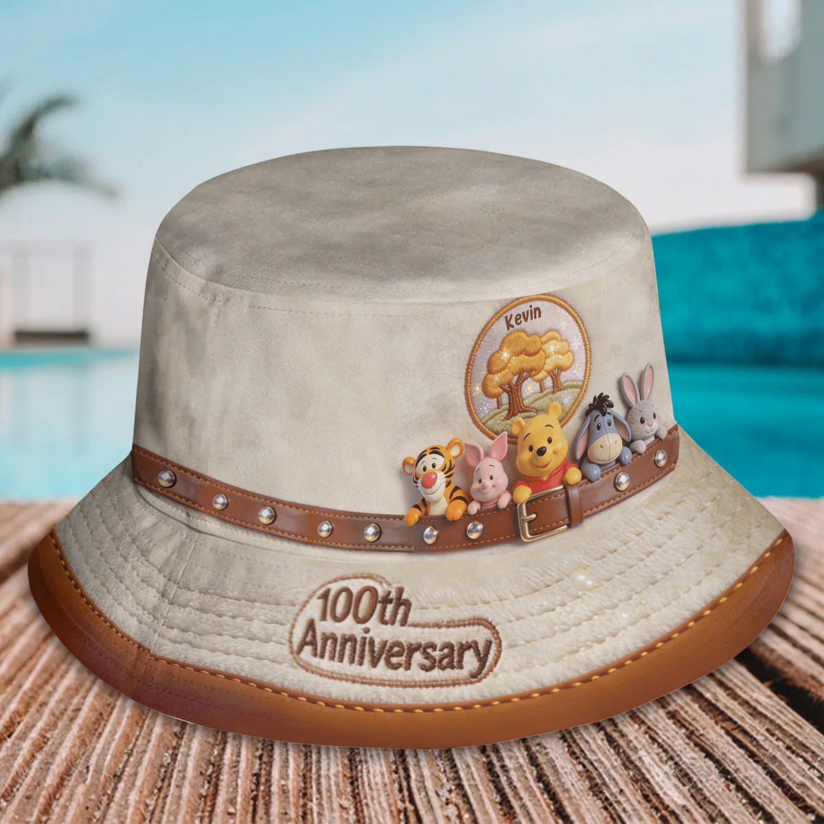 DSNY Honey Bear Celebrate 100 Years Of Friendship - Personalized Bucket Hat - Anniversary Gift For Movie Fans NL122 - Image 5