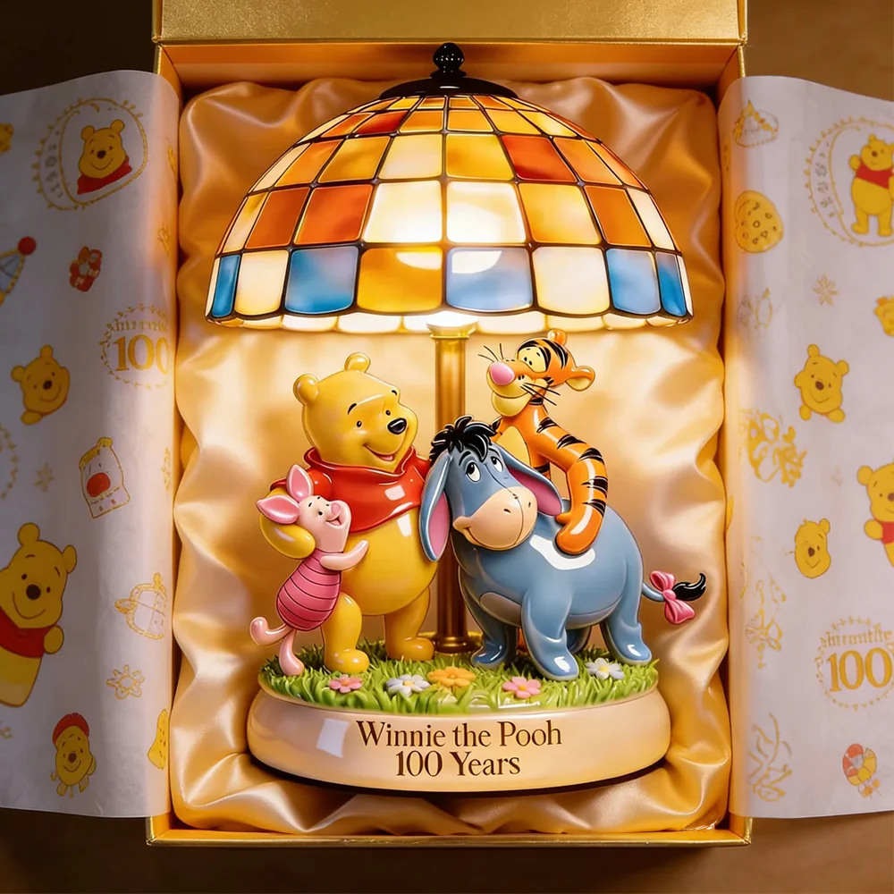DSNY Honey Bear Celebrate 100 Years Of Friendship - Personalized Custom Shaped Acrylic Light Box - Anniversary Gift For Movie Fans NL122 - Image 6