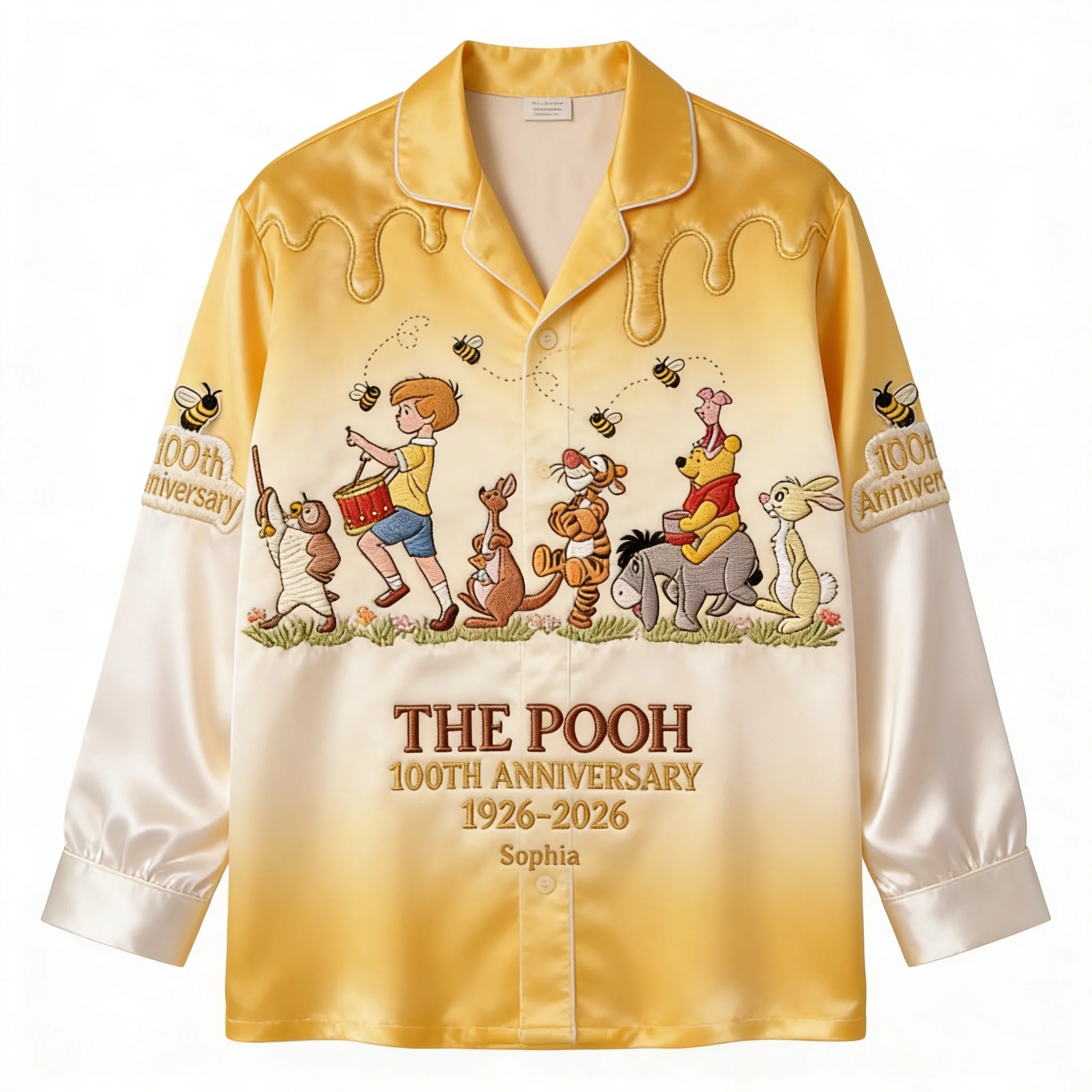 DSNY Honey Bear Celebrate 100 Years Of Friendship - Personalized Pajama - Anniversary Gift For Movie Fans NL122 - Image 6