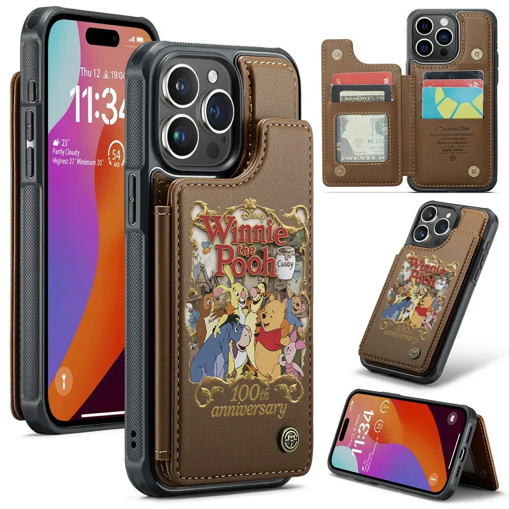 DSNY Honey Bear Celebrate 100 Years Of Friendship - Personalized Wallet Phone Case HH01 - Image 3