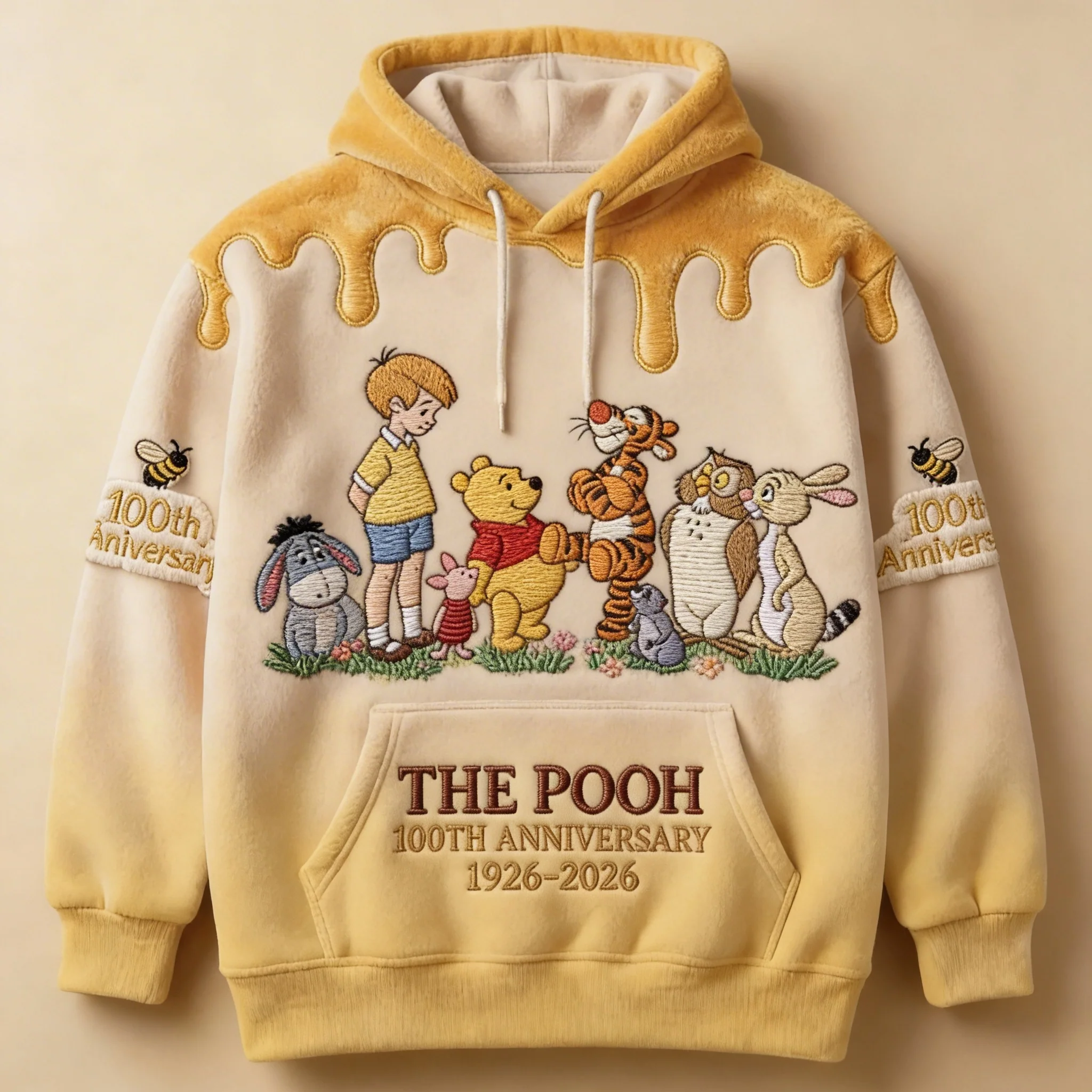 DSNY Honey Bear Celebrate 100 Years Of Magic Friendship - Personalized All Over Shirt - Anniversary Gift For Movie Fans NL122 - Image 4