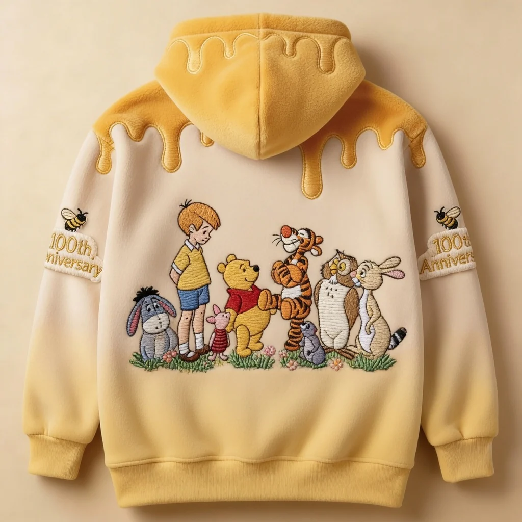 DSNY Honey Bear Celebrate 100 Years Of Magic Friendship - Personalized All Over Shirt - Anniversary Gift For Movie Fans NL122 - Image 6