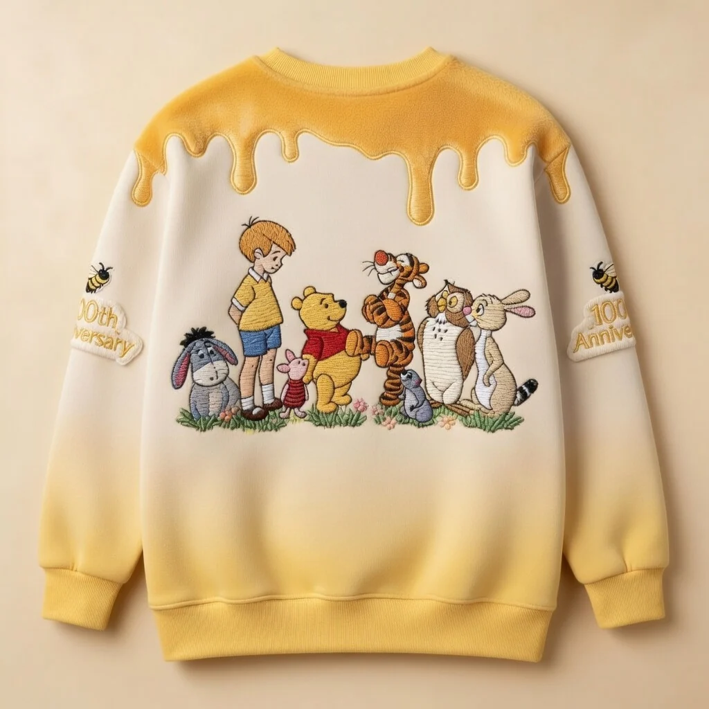 DSNY Honey Bear Celebrate 100 Years Of Magic Friendship - Personalized All Over Shirt - Anniversary Gift For Movie Fans NL122 - Image 8