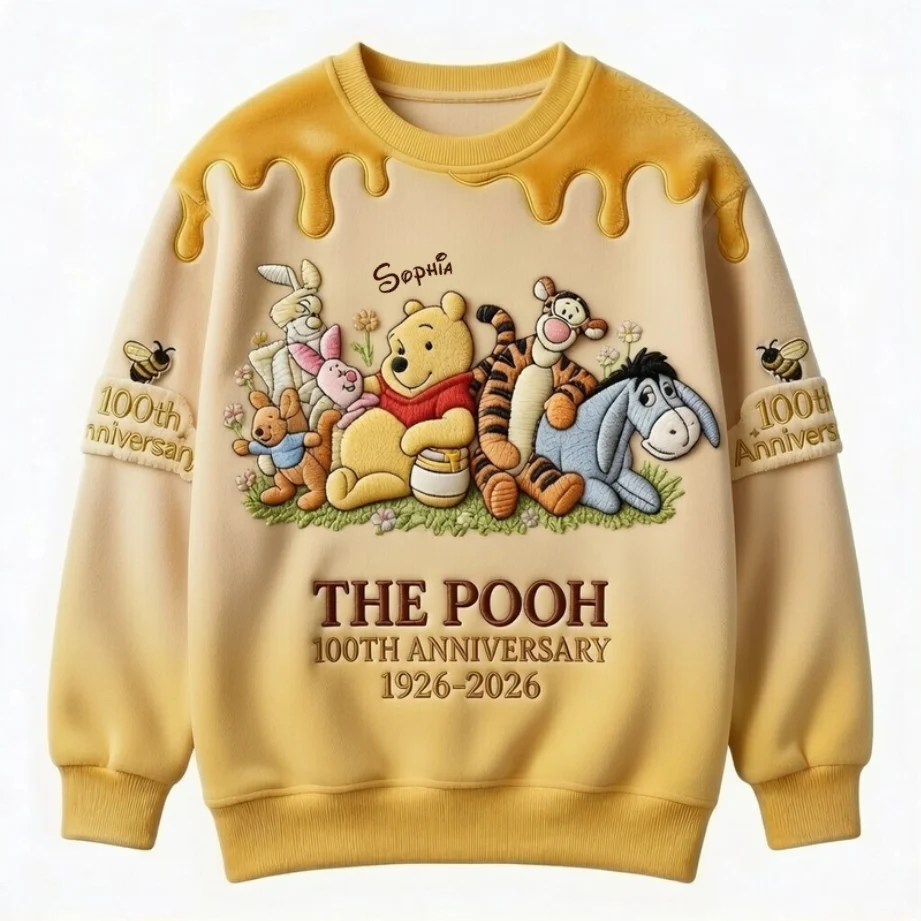 DSNY Honey Bear Celebrate 100th Anniversary - Personalized All Over Shirt - Gift For Movie Fans HH01 - Image 5