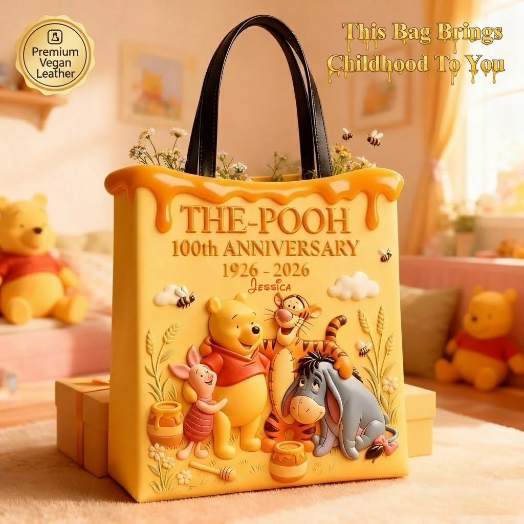 DSNY Honey Bear Celebrate 100th Anniversary - Personalized Tote Bag - Gift For Movie Fans NL122