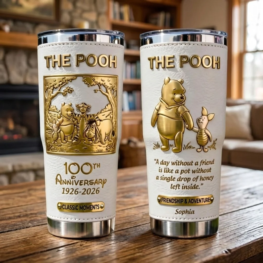 DSNY Honey Bear Celebrate 100th Anniversary - Personalized Tumbler - Gift For Movie Fans NL122 - Image 2