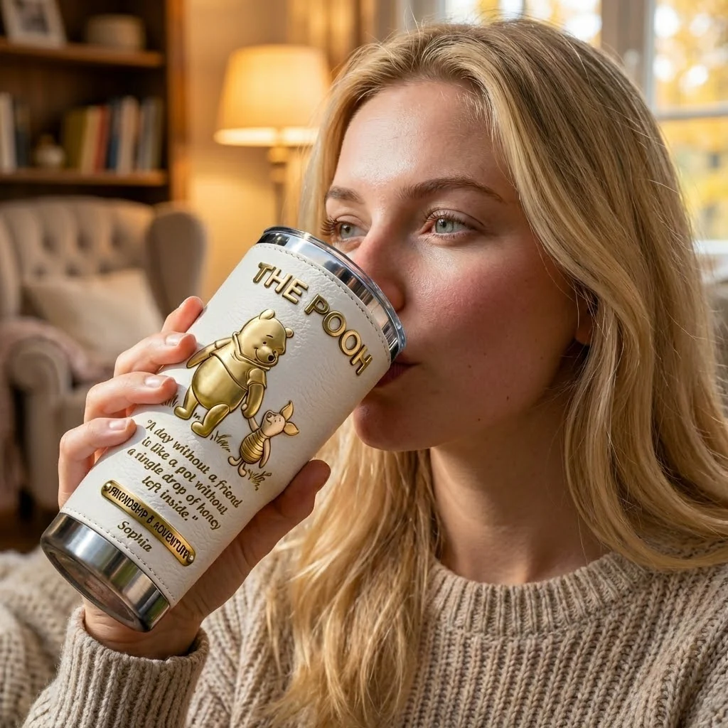 DSNY Honey Bear Celebrate 100th Anniversary - Personalized Tumbler - Gift For Movie Fans NL122 - Image 4