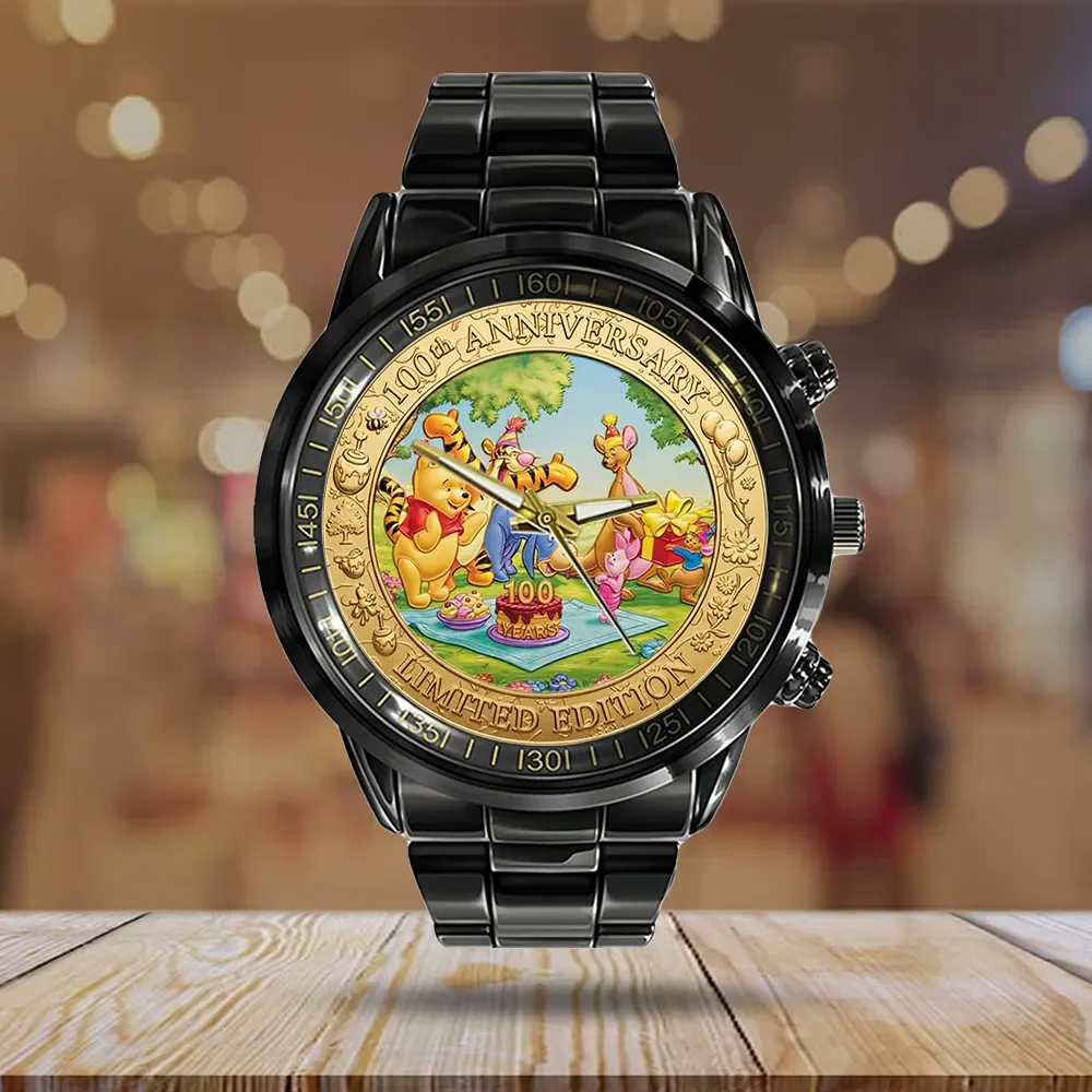 DSNY Honey Bear Celebrate Our 100th Anniversary Of Friendship - Personalized Hand Watch - Gift For Movie Fans - Image 2