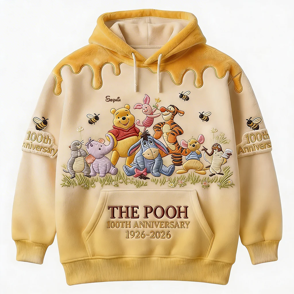 DSNY Honey Bear Celebrate Our 100th Anniversary - Personalized All Over Shirt - Gift For Movie Fans HH01 - Image 2