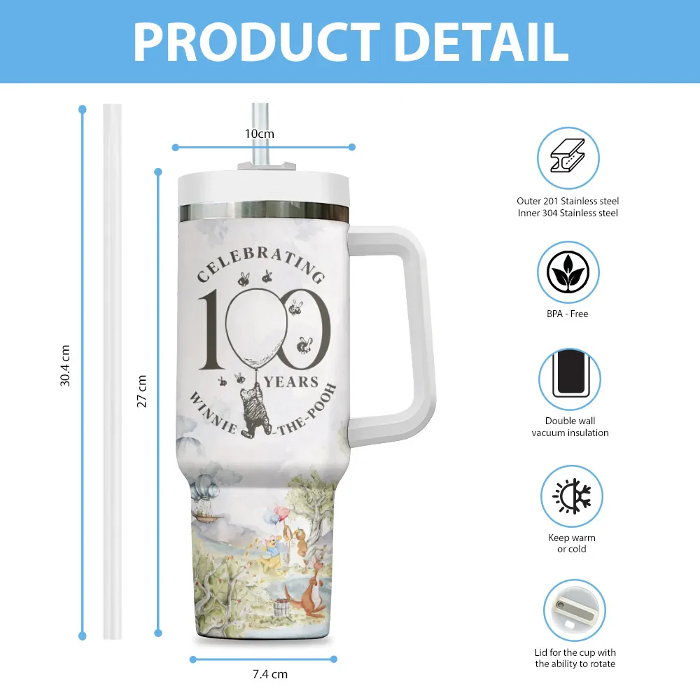 DSNY Honey Bear Celebrate Our 100th Anniversary - Personalized Tumbler - Gift For Movie Fans HH01 - Image 6