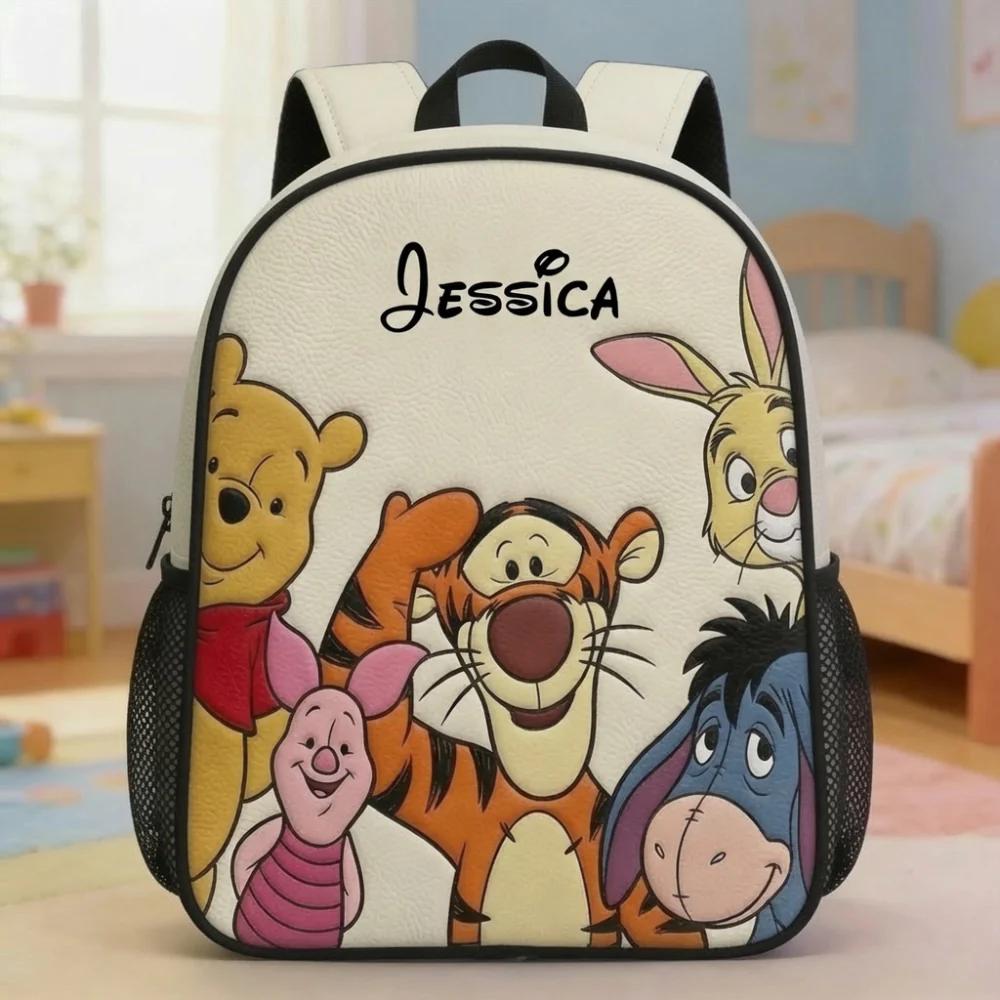 DSNY Honey Bear Friends - Personalized Backpack, Lunch Bag, Pencil Case & Water Bottle - Back to School Gift HH01