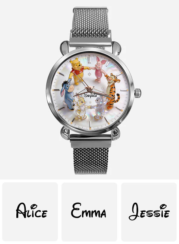 DSNY Honey Bear Friends - Personalized Women Hand Watch - Gift For Her, Movie Fans - Image 10