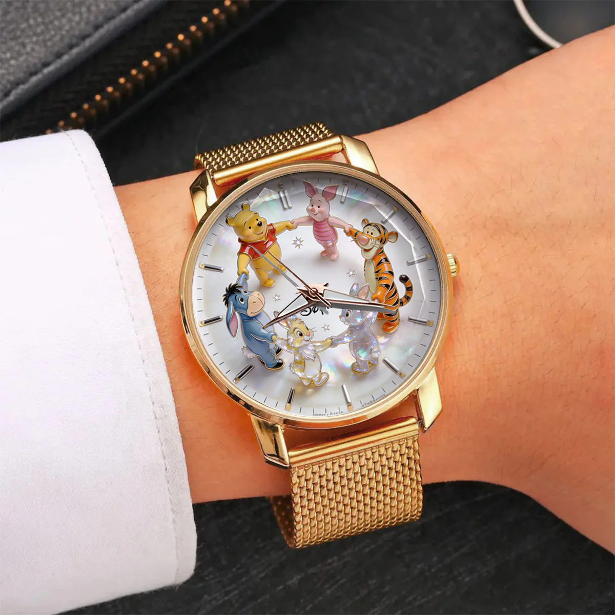 DSNY Honey Bear Friends - Personalized Women Hand Watch - Gift For Her, Movie Fans - Image 4