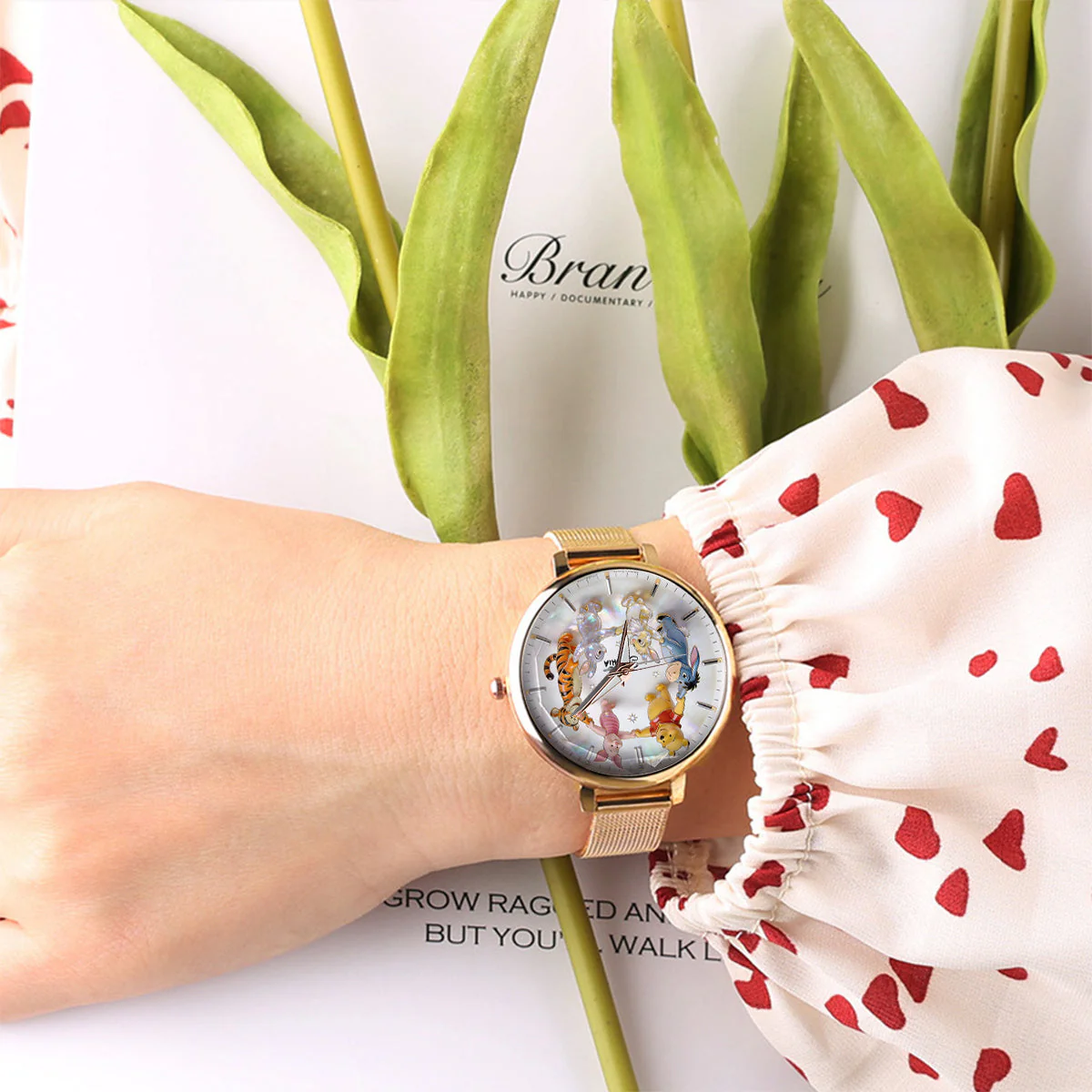 DSNY Honey Bear Friends - Personalized Women Hand Watch - Gift For Her, Movie Fans - Image 5