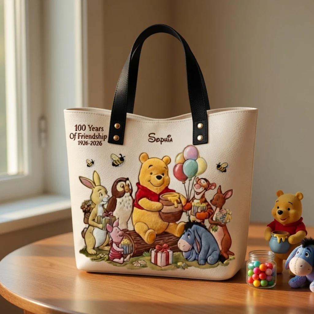 DSNY Honey Bear With Friends 100th Anniversary - Personalized Tote Bag - Gift For Fan Movies HH01