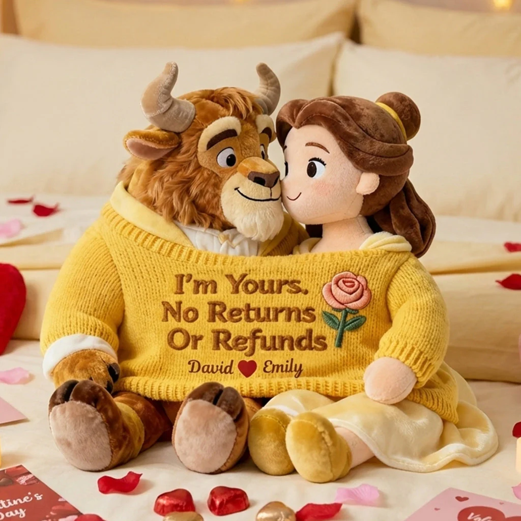 DSNY I'm Yours No Returns Or Refunds - Personalized Custom Shaped Pillow - Gift For Couples, Movie Fans | NL122