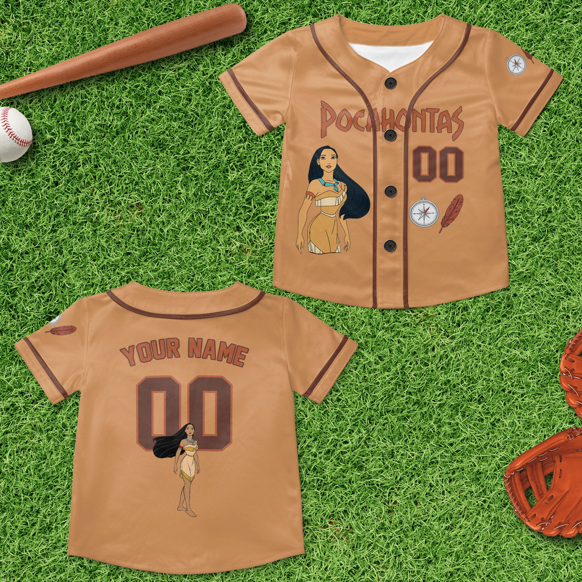 DSNY Just Love Princesse - Personalized Baseball Jersey For Adult, Kid, Toddler - Gift For Movie Fans HH01 - Image 2
