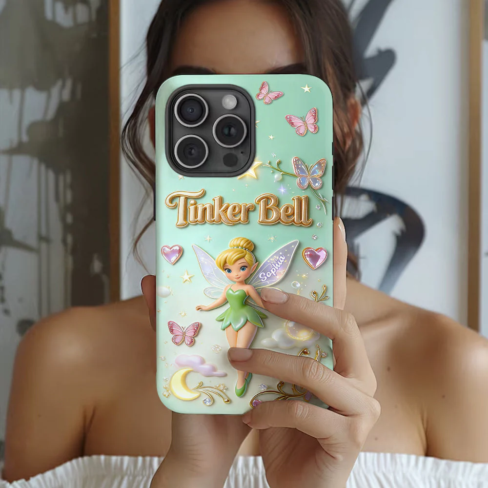 DSNY Just Loves Flying Fairy - Personalized Phone Case - Gift For Fan Movies - Image 3