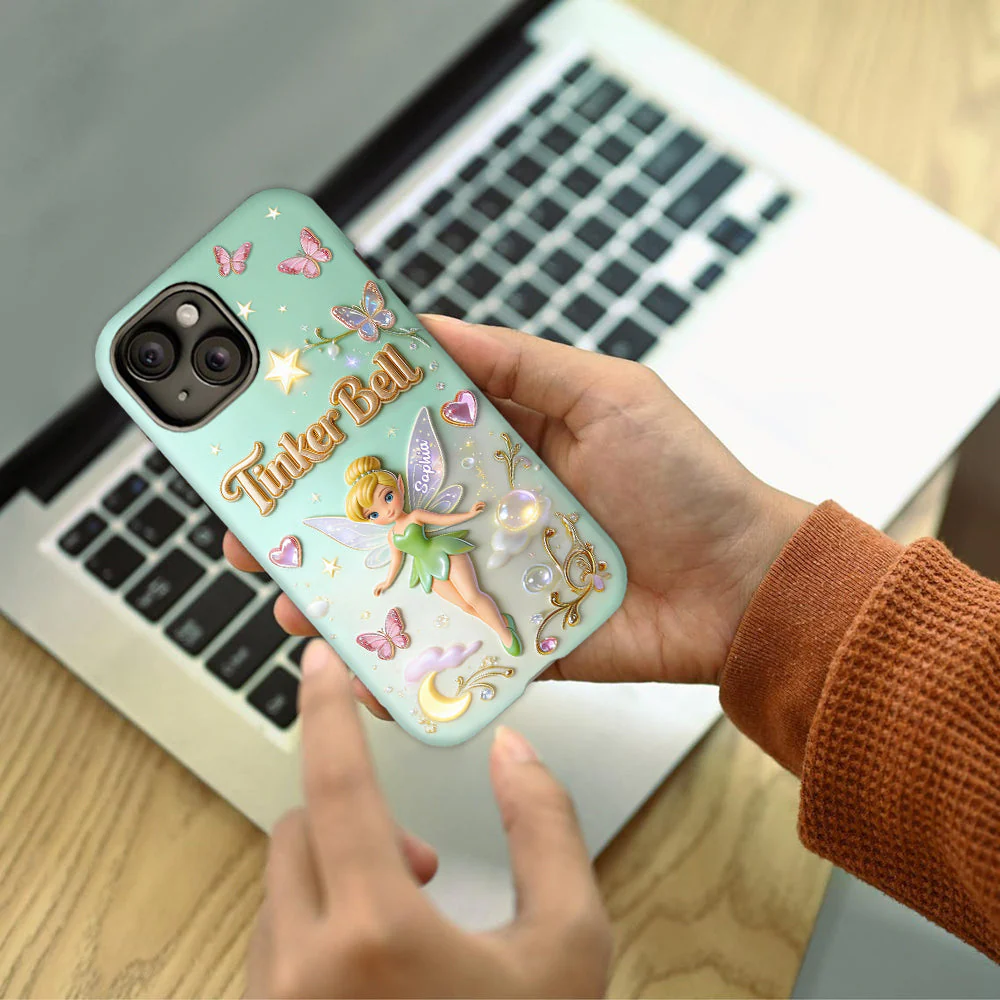 DSNY Just Loves Flying Fairy - Personalized Phone Case - Gift For Fan Movies - Image 4